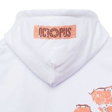 Carica l'immagine nel visualizzatore di Gallery, OCTOPUS BRICKS HOODIE FELPA UOMO CON CAPPUCCIO - BIANCO