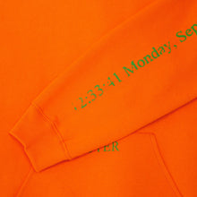 Carica l'immagine nel visualizzatore di Gallery, IUTER SHAME HOODIE Felpa Cappuccio Screen Printed ORANGE Arancione