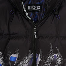 Carica l'immagine nel visualizzatore di Gallery, OCTOPUS DAZZLE DOWN JACKET DOWN JACKET BLACK