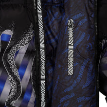 Carica l'immagine nel visualizzatore di Gallery, OCTOPUS DAZZLE DOWN JACKET DOWN JACKET BLACK