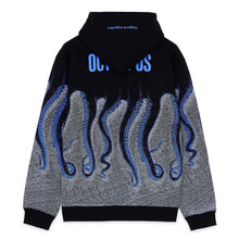 Carica l'immagine nel visualizzatore di Gallery, EVERYWHERE OCTOPUS HOODIE HOODIE BLACK Felpa Uomo con Cappuccio