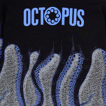 Carica l'immagine nel visualizzatore di Gallery, EVERYWHERE OCTOPUS HOODIE HOODIE BLACK Felpa Uomo con Cappuccio