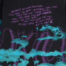 Carica l'immagine nel visualizzatore di Gallery, Octopus JASON OCTOPUS RIVER HOODIE HOODIE Felpa con cappuccio BLACK