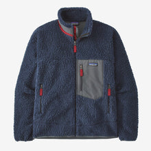 Carica l'immagine nel visualizzatore di Gallery, Patagonia Men's Classic Retro-X® Fleece Jacket Pile Orsetto New Navy w/Wax Red
