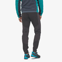 Carica l'immagine nel visualizzatore di Gallery, Patagonia Men's Wind Shield Pants Pantalone uomo in soft shell Nero Black