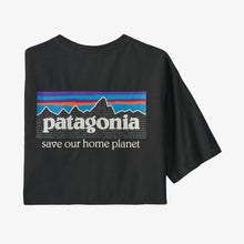 Carica l'immagine nel visualizzatore di Gallery, Patagonia Men's P-6 Logo Responsibili-Tee T-Shirt Uomo Black Nero
