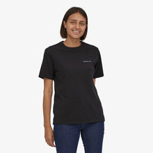 Carica l'immagine nel visualizzatore di Gallery, Patagonia Fitz Roy Icon Responsibili-Tee T-shirt unisex Nera Ink Black