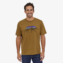 Carica l'immagine nel visualizzatore di Gallery, Patagonia Men's Back for Good Organic Cotton T-Shirt Uomo Lupo Mulch Brown w/Wolf