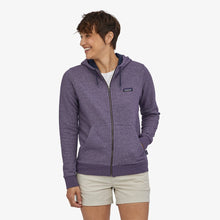 Carica l'immagine nel visualizzatore di Gallery, Patagonia Women's P-6 Label French Terry Full-Zip Hoody Felpa donna zip e cappuccio Piton Purple