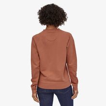 Carica l'immagine nel visualizzatore di Gallery, Patagonia Women's Pastel P-6 Label Organic Cotton Crew Sweatshirt Felpa Donna Girocollo Pink