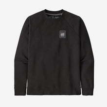 Carica l'immagine nel visualizzatore di Gallery, Patagonia Felpa girocollo uomo Men's Alpine Icon Regenerative Organic Cotton Crew Sweatshirt Black Nero