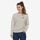 Carica l'immagine nel visualizzatore di Gallery, Patagonia Women's Alpine Icon Regenerative Organic Cotton Crew Sweatshirt Felpa girocollo da donna Bianca White