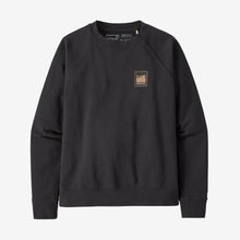 Carica l'immagine nel visualizzatore di Gallery, Patagonia Women's Alpine Icon Regenerative Organic Cotton Crew Sweatshirt Felpa girocollo da donna Ink Black Nero
