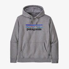 Carica l'immagine nel visualizzatore di Gallery, Patagonia Men's P-6 Logo Uprisal Hoody Felpa Uomo con cappuccio Logo Gravel Heather Grigio