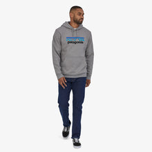 Carica l'immagine nel visualizzatore di Gallery, Patagonia Men's P-6 Logo Uprisal Hoody Felpa Uomo con cappuccio Logo Gravel Heather Grigio