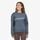 Carica l'immagine nel visualizzatore di Gallery, Patagonia Women's Ridge Rise Stripe Uprisal Crew Sweatshirt Felpa donna Plume Grey Grigio