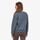 Carica l'immagine nel visualizzatore di Gallery, Patagonia Women's Ridge Rise Stripe Uprisal Crew Sweatshirt Felpa donna Plume Grey Grigio