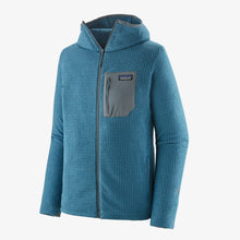 Carica l'immagine nel visualizzatore di Gallery, Patagonia Men's R1® Air Full-Zip Hoody Fleece Uomo Wavy Blue