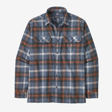 Carica l'immagine nel visualizzatore di Gallery, Patagonia Men's Long-Sleeved Organic Cotton Midweight Fjord Flannel Shirt Camicia pesante uomo Plume Grey