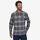 Carica l'immagine nel visualizzatore di Gallery, Patagonia Men's Long-Sleeved Organic Cotton Midweight Fjord Flannel Shirt Camicia pesante uomo Plume Grey