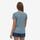 Carica l'immagine nel visualizzatore di Gallery, Patagonia Women's Capilene® Cool Daily Graphic T-Shirt da donna in tessuto tecnico Boardie Badge: Light Plume Grey X-Dye