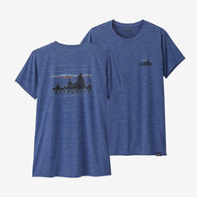 Carica l'immagine nel visualizzatore di Gallery, Patagonia Women's Capilene Cool Daily Graphic Shirt tecnica donna Current Blue X-Dye