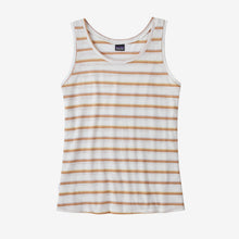 Carica l'immagine nel visualizzatore di Gallery, Patagonia Women's Mainstay Tank Top Canotta da donna Sunset Stripe: Birch White