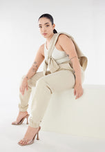 Carica l'immagine nel visualizzatore di Gallery, FREDDY - Pantaloni Sportivi in French Terry Vita E Fondo con Elastico