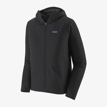 Carica l'immagine nel visualizzatore di Gallery, Patagonia Men's R1® TechFace Hooded Jacket Black giacca antivento uomo