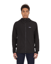 Carica l'immagine nel visualizzatore di Gallery, Patagonia Men's R1® TechFace Hooded Jacket Black giacca antivento uomo