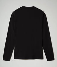 Carica l'immagine nel visualizzatore di Gallery, Napapijri T-shirt a manica lunga S-Ice Bleck Nero