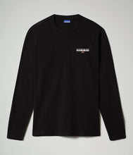 Carica l'immagine nel visualizzatore di Gallery, Napapijri T-shirt a manica lunga S-Ice Bleck Nero