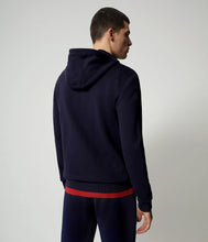 Carica l'immagine nel visualizzatore di Gallery, Napapijri Felpa Uomo con zip e cappuccio Ice Medieval Blue blu