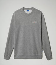 Carica l'immagine nel visualizzatore di Gallery, Napapijri Felpa Girocollo Uomo Ice Med Grey Melange Grigio