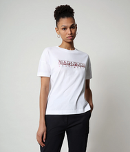 Carica l'immagine nel visualizzatore di Gallery, Napapijri Silea T-shirt a manica corta donna Bianco White