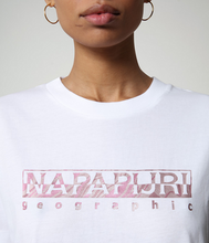 Carica l'immagine nel visualizzatore di Gallery, Napapijri Silea T-shirt a manica corta donna Bianco White
