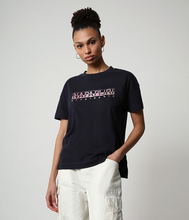 Carica l'immagine nel visualizzatore di Gallery, Napapijri Silea T-shirt a manica corta donna Blu Marine