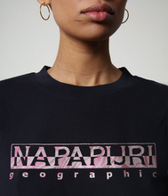 Carica l'immagine nel visualizzatore di Gallery, Napapijri Silea T-shirt a manica corta donna Blu Marine