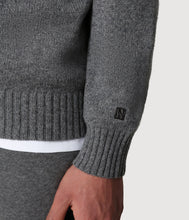 Carica l'immagine nel visualizzatore di Gallery, Napapijri Maglione in lana girocollo Dain C 3 Grigio Dark Grey Melange