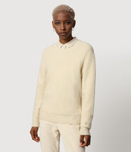 Carica l'immagine nel visualizzatore di Gallery, NAPAPIJRI Maglia Maglione girocollo Doucle Donna bianco panna