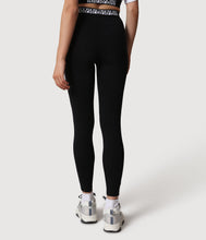 Carica l'immagine nel visualizzatore di Gallery, Napapijri Leggings Box Leggings Pantalone elasticizzato da donna Nero