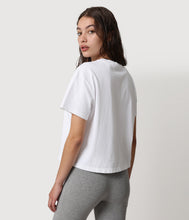 Carica l'immagine nel visualizzatore di Gallery, Napapijri Maglietta T-shirt corta Box S-Box W Cropped 2 White Bianca