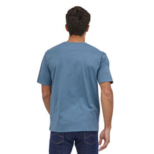 Carica l'immagine nel visualizzatore di Gallery, Patagonia Men's Back for Good Organic Cotton T-Shirt Uomo Lupo Pigeon Blue Wolf