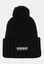 Carica l'immagine nel visualizzatore di Gallery, Napapijri Fea 1 Cappello Berretto in misto lana Nero Black