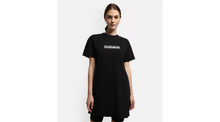 Carica l'immagine nel visualizzatore di Gallery, Napapijri T-shirt Maglietta Manica Corta S-Box W Long 3 Black Nero