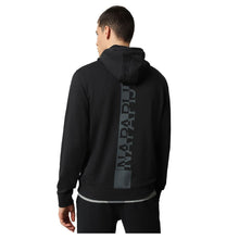 Carica l'immagine nel visualizzatore di Gallery, Napapijri Felpa uomo con cappuccio S-Surf Black Nero