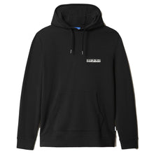 Carica l'immagine nel visualizzatore di Gallery, Napapijri Felpa uomo con cappuccio S-Surf Black Nero
