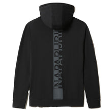 Carica l'immagine nel visualizzatore di Gallery, Napapijri Felpa uomo con cappuccio S-Surf Black Nero