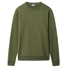 Carica l'immagine nel visualizzatore di Gallery, Napapijri felpa uomo girocollo Balis Crew Verde Green Cypress