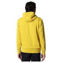Carica l'immagine nel visualizzatore di Gallery, Napapijri Ballar H felpa uomo con cappuccio Giallo Yellow Moss stampa grigia
